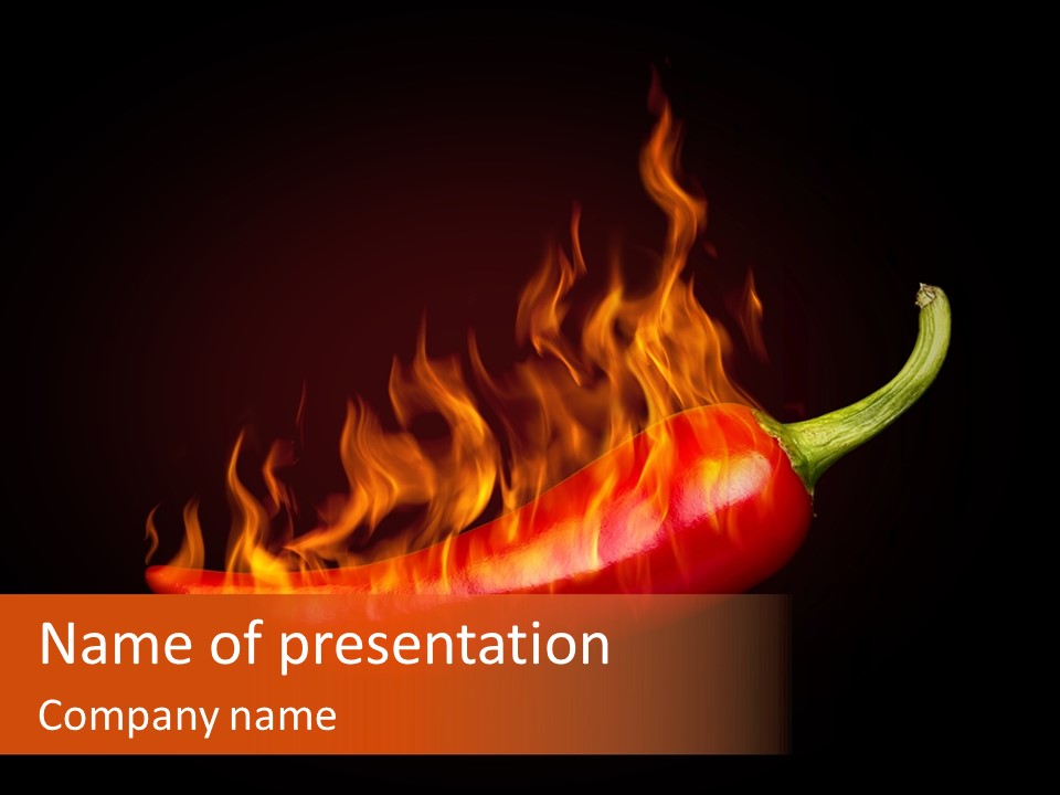 Burning Nutrition Mexico PowerPoint Template