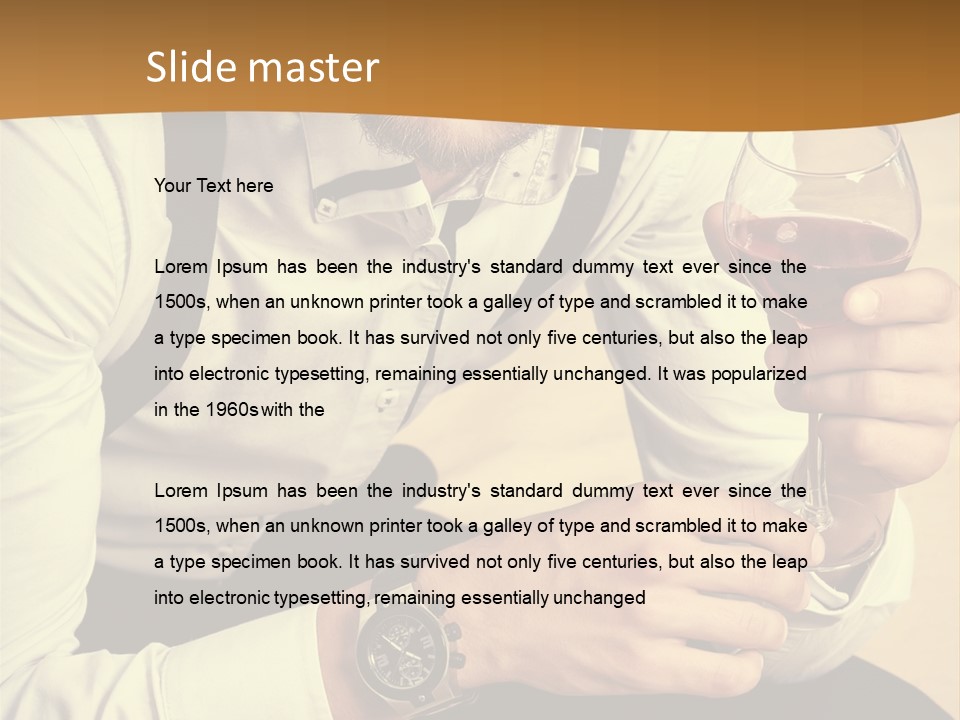 Glamour Black Love PowerPoint Template