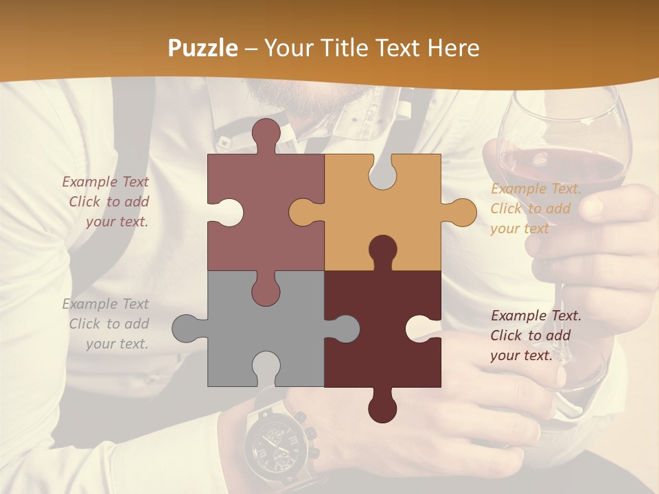 Glamour Black Love PowerPoint Template