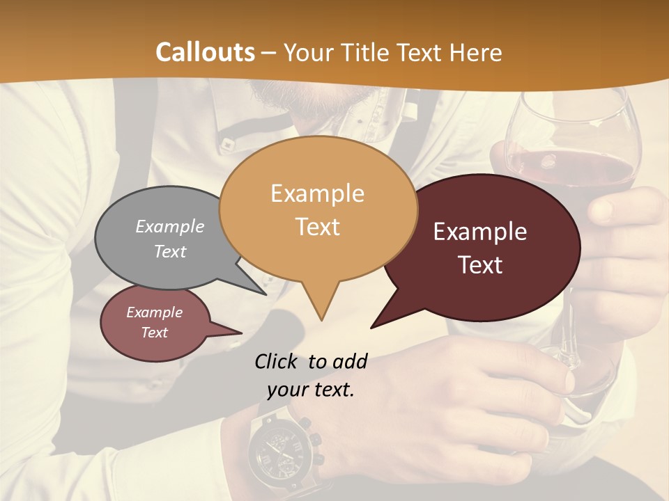 Glamour Black Love PowerPoint Template