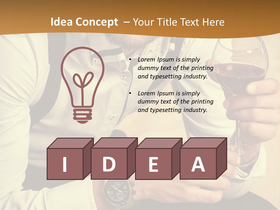 Glamour Black Love PowerPoint Template