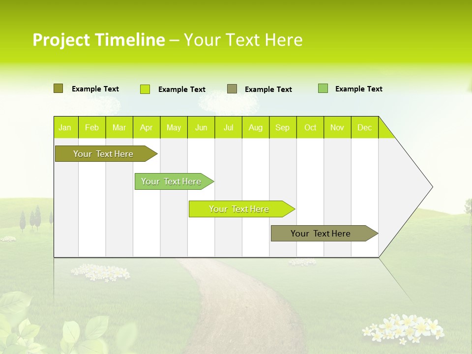 Photo Grass Sky PowerPoint Template