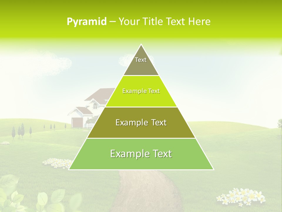 Photo Grass Sky PowerPoint Template