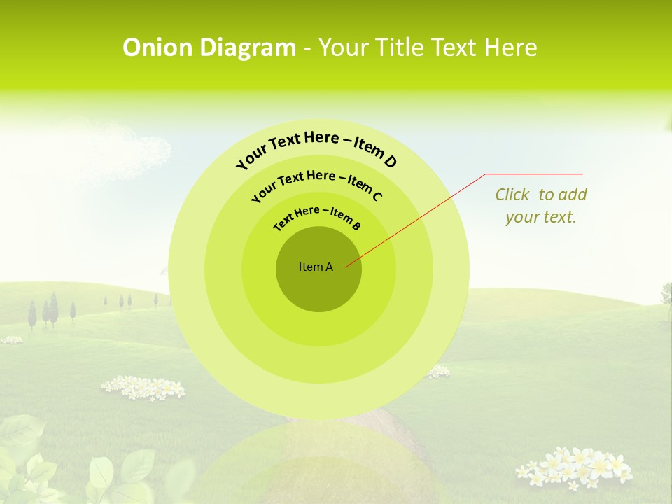 Photo Grass Sky PowerPoint Template