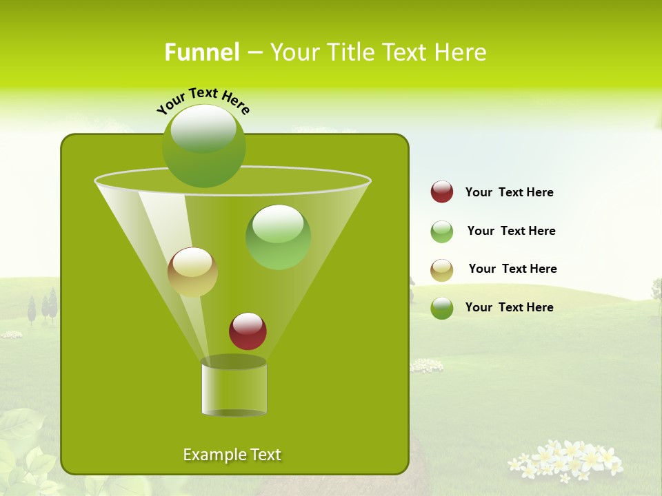 Photo Grass Sky PowerPoint Template