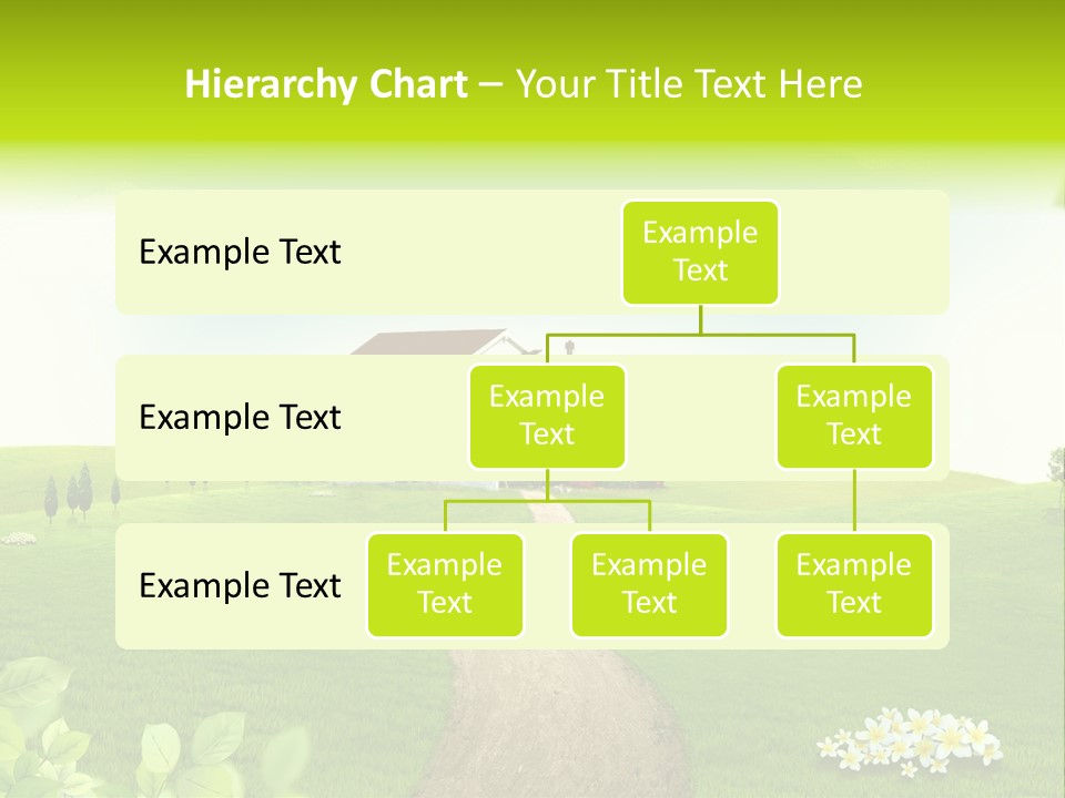 Photo Grass Sky PowerPoint Template