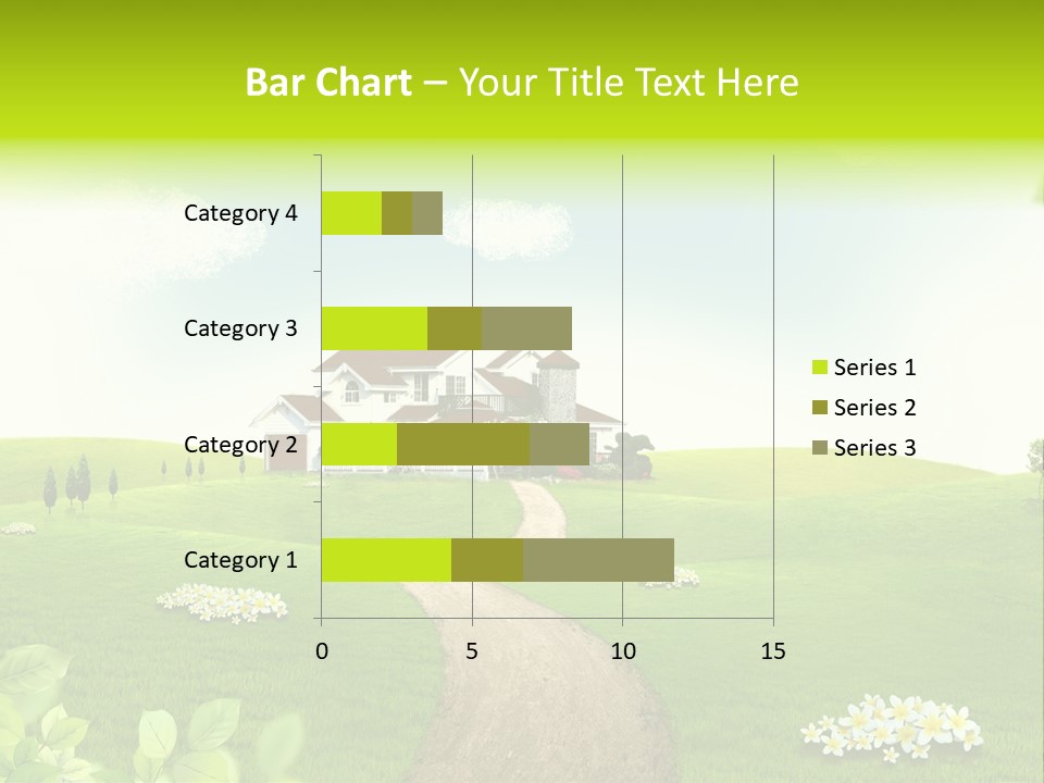Photo Grass Sky PowerPoint Template