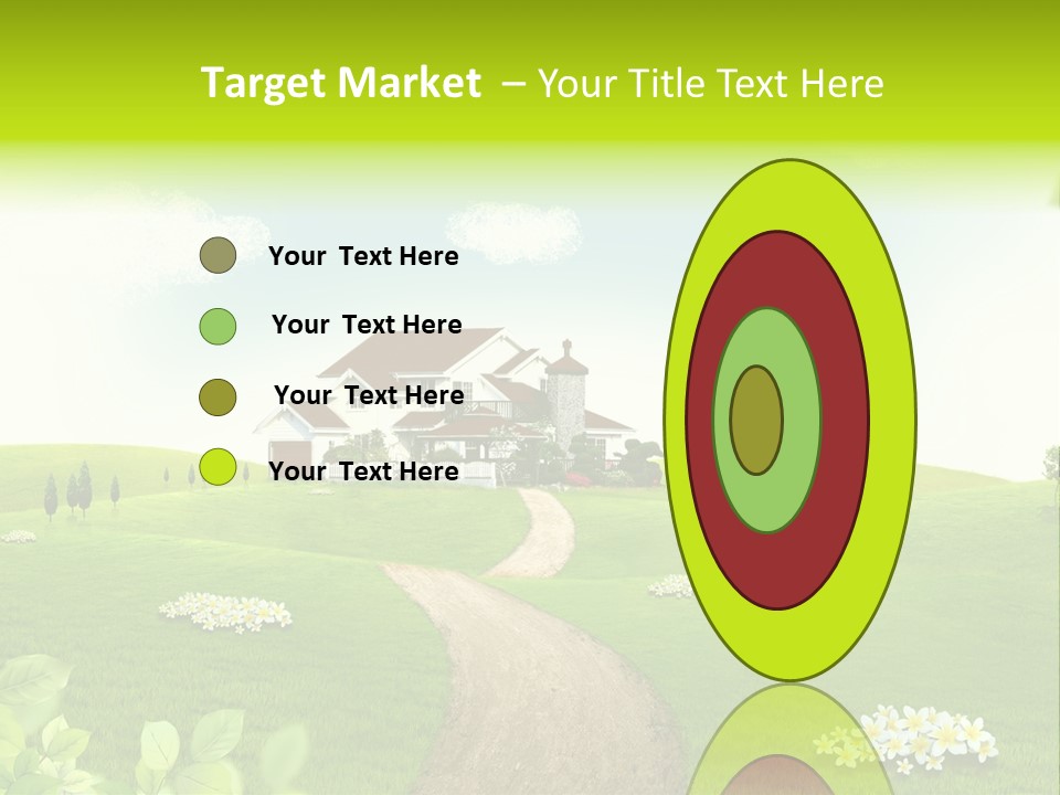 Photo Grass Sky PowerPoint Template