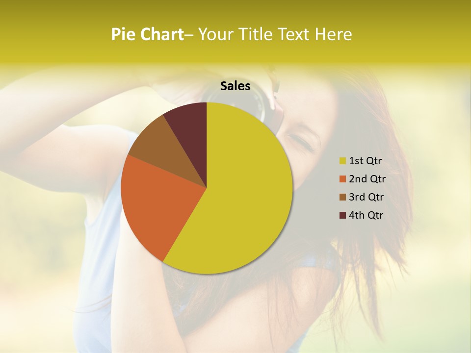 Photo Beautiful Hold PowerPoint Template