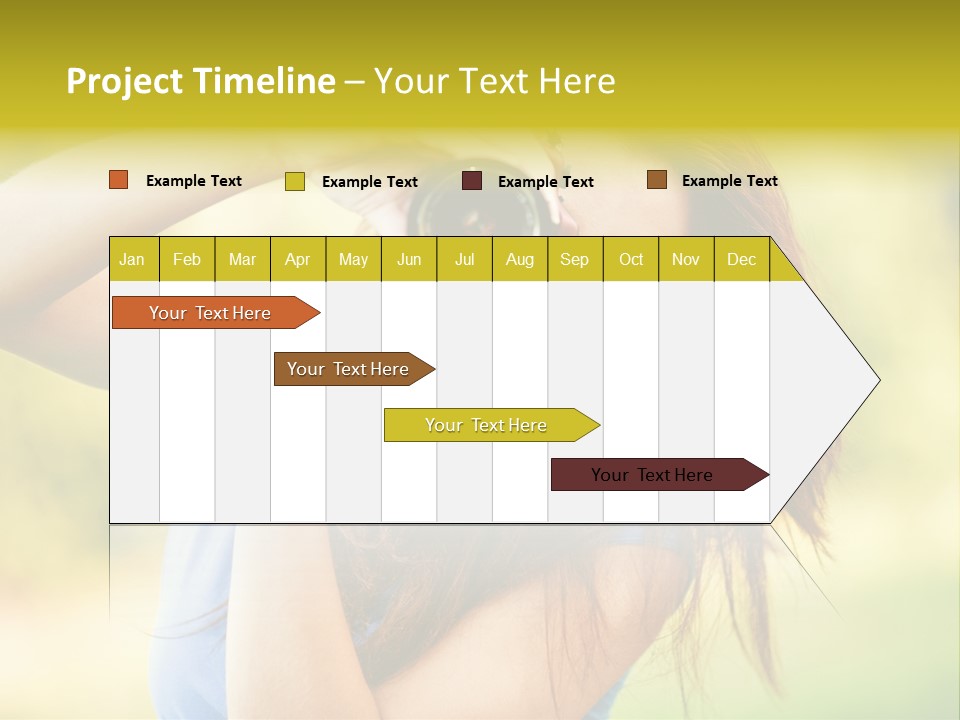Photo Beautiful Hold PowerPoint Template