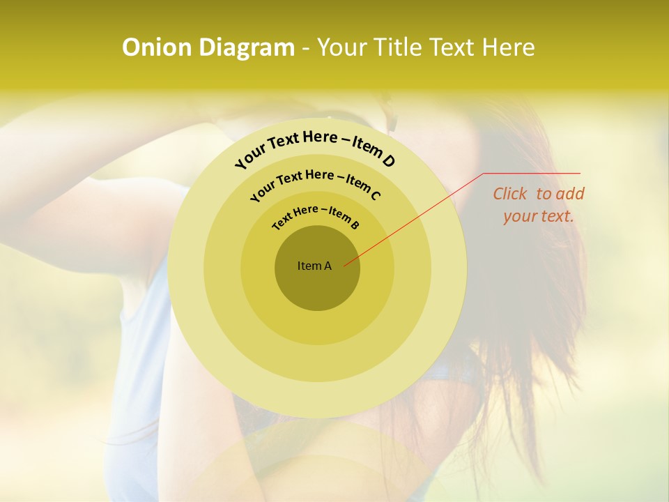 Photo Beautiful Hold PowerPoint Template