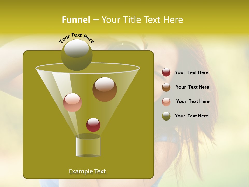 Photo Beautiful Hold PowerPoint Template