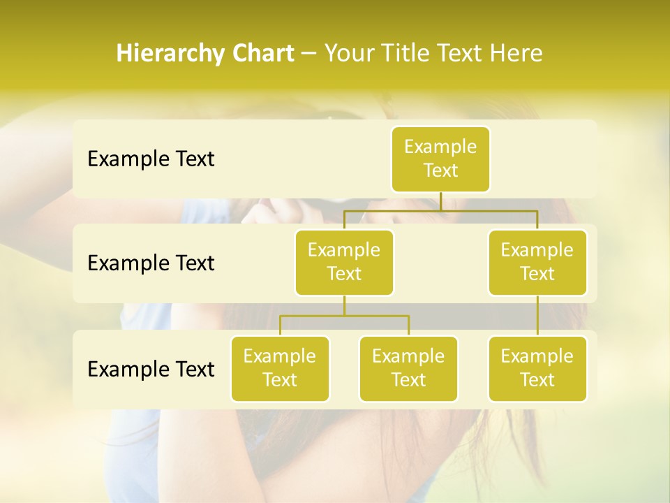 Photo Beautiful Hold PowerPoint Template