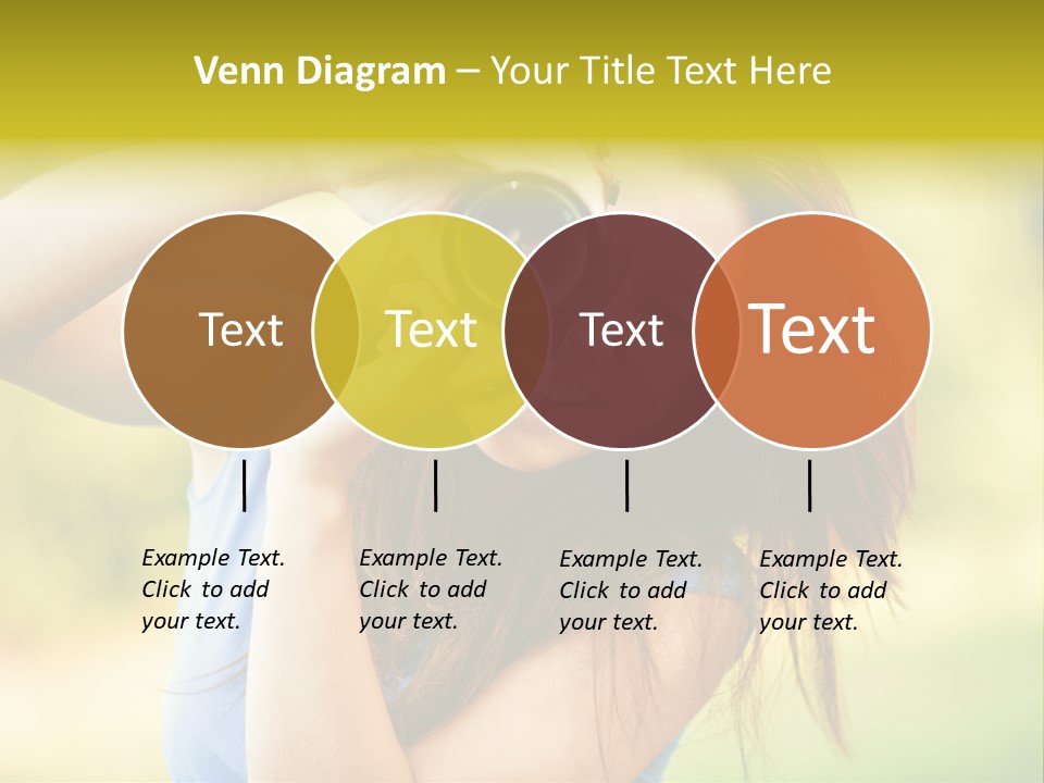 Photo Beautiful Hold PowerPoint Template