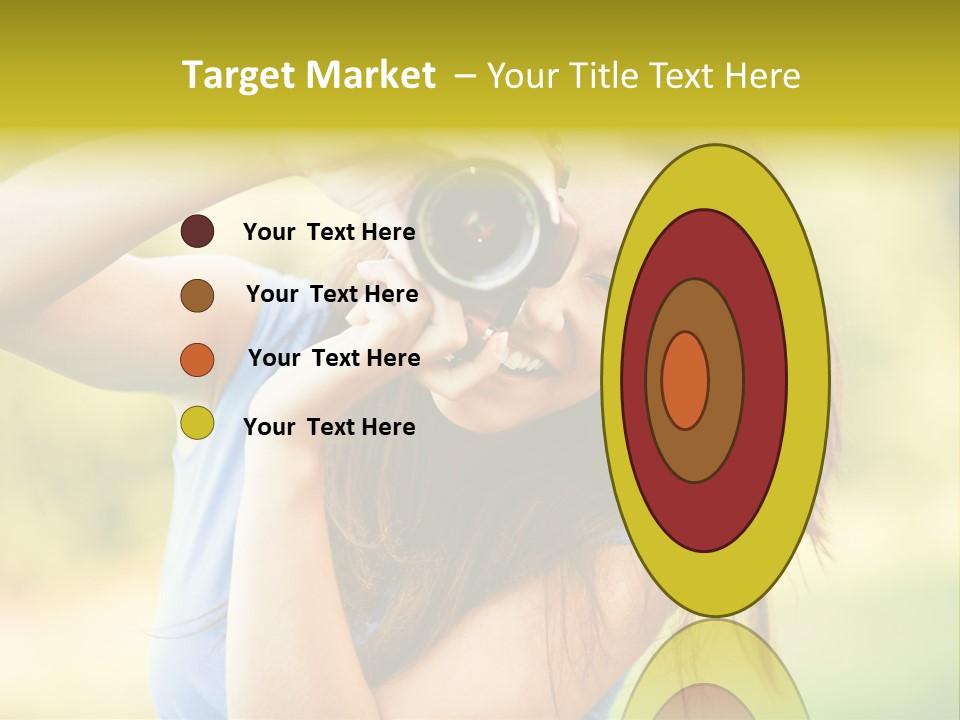 Photo Beautiful Hold PowerPoint Template