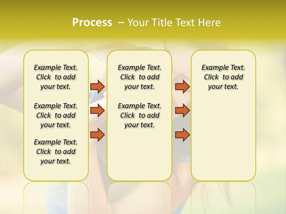 Photo Beautiful Hold PowerPoint Template