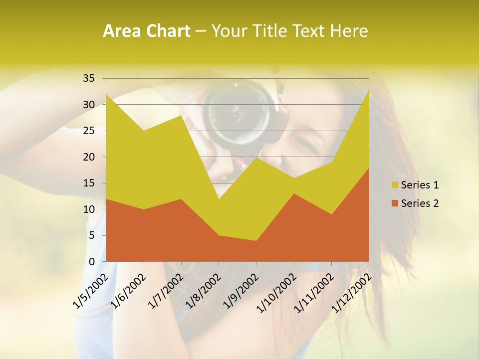 Photo Beautiful Hold PowerPoint Template