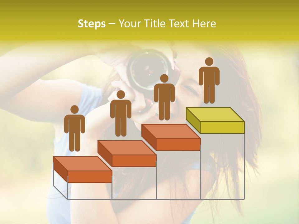 Photo Beautiful Hold PowerPoint Template