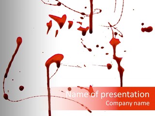 Drop Dirty Splash PowerPoint Template