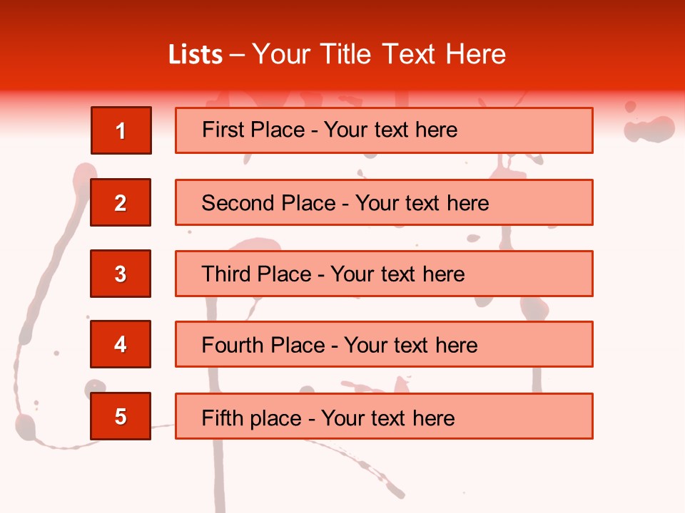 Drop Dirty Splash PowerPoint Template
