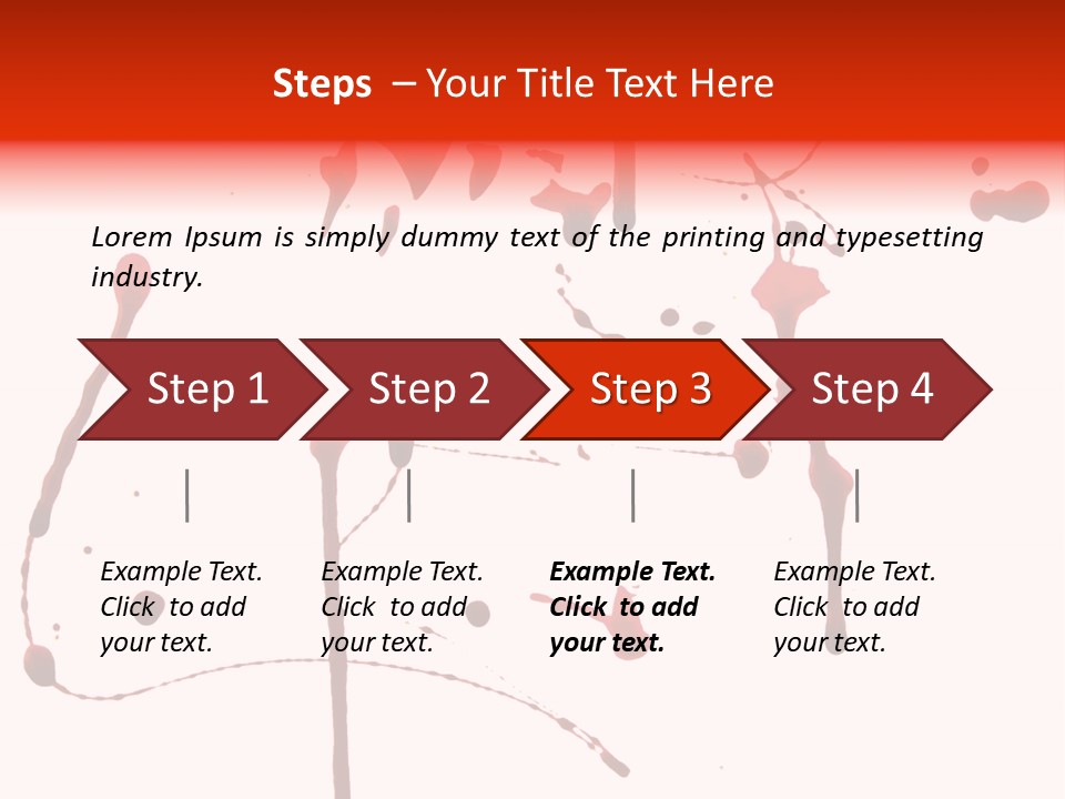 Drop Dirty Splash PowerPoint Template