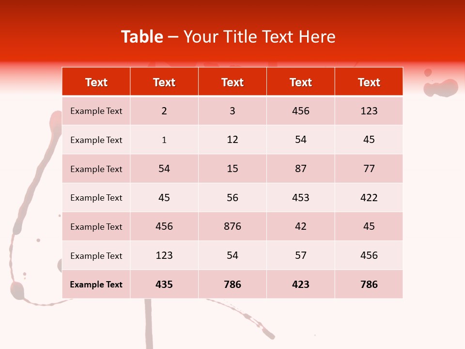 Drop Dirty Splash PowerPoint Template