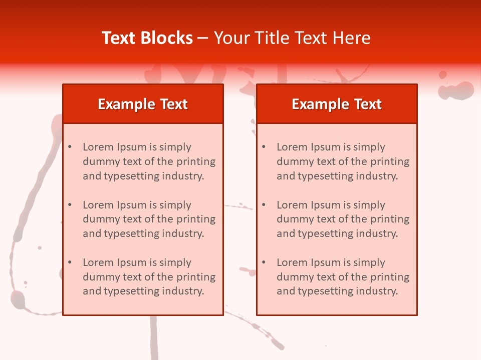 Drop Dirty Splash PowerPoint Template