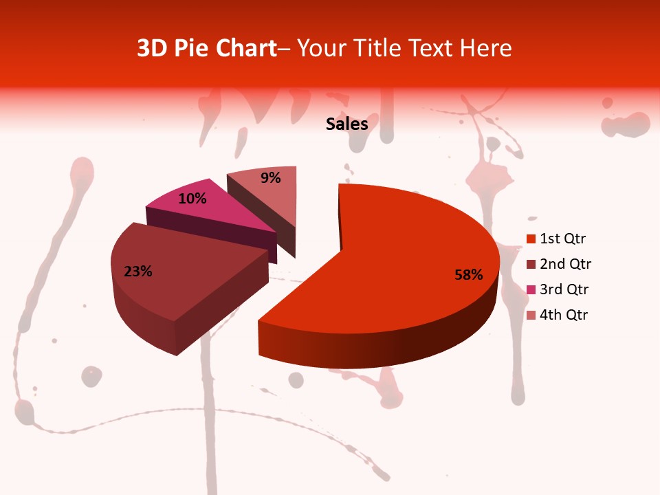 Drop Dirty Splash PowerPoint Template