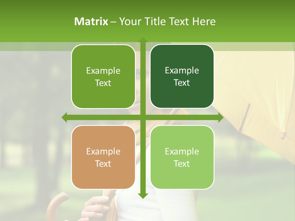 Parasol Park Nature PowerPoint Template