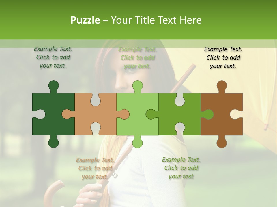 Parasol Park Nature PowerPoint Template