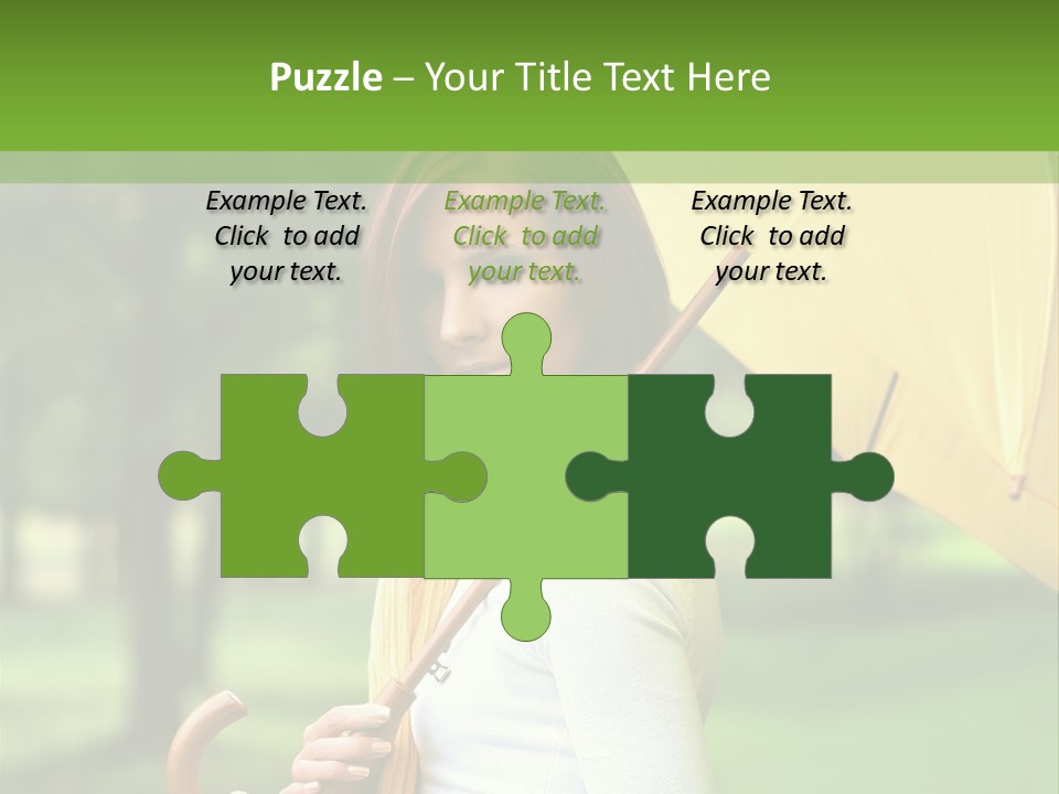 Parasol Park Nature PowerPoint Template