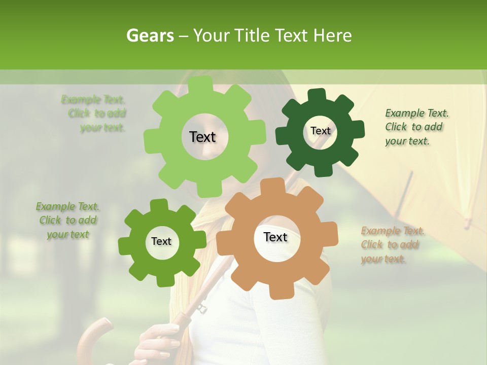 Parasol Park Nature PowerPoint Template