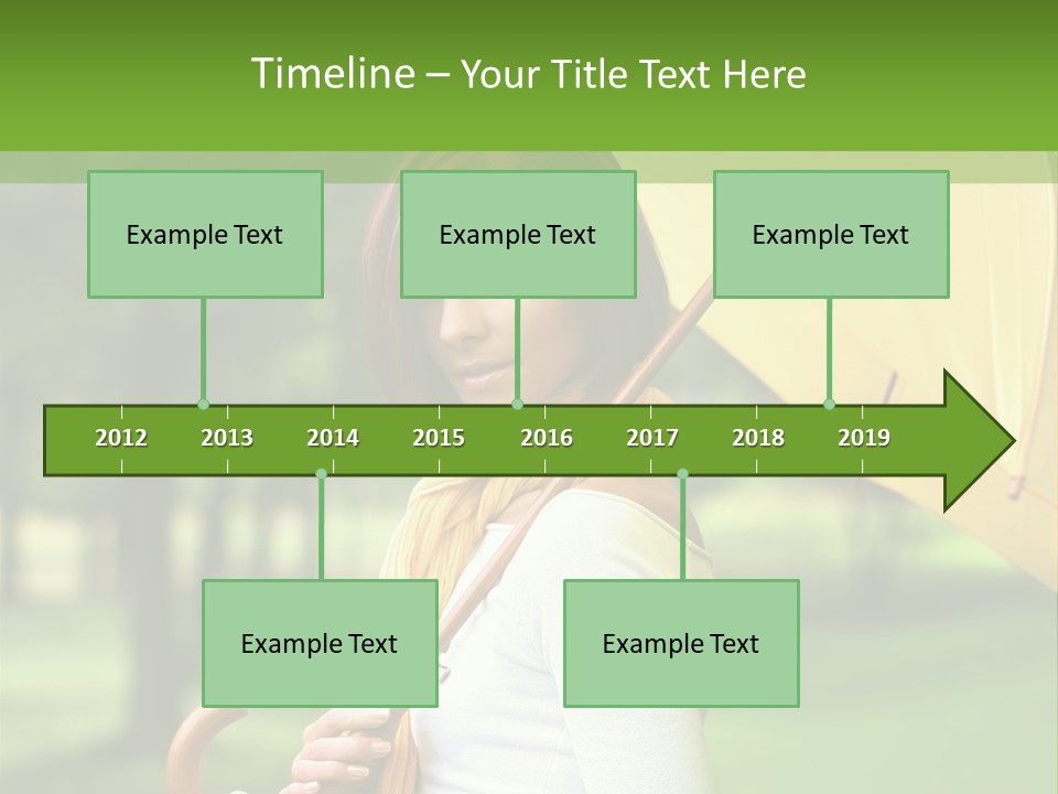 Parasol Park Nature PowerPoint Template