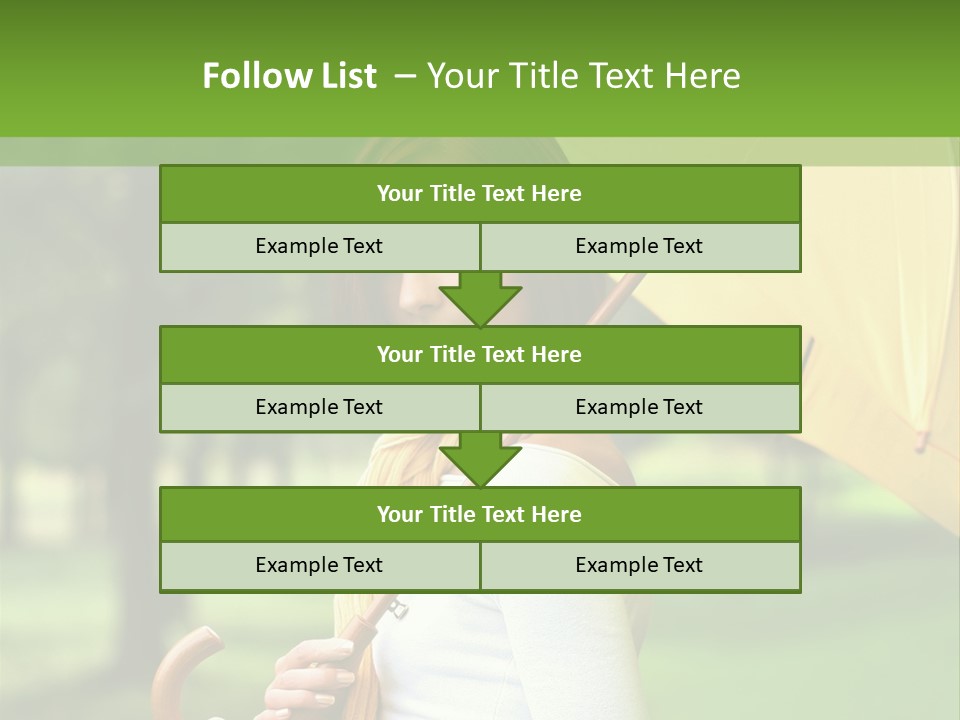 Parasol Park Nature PowerPoint Template