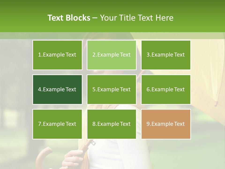 Parasol Park Nature PowerPoint Template