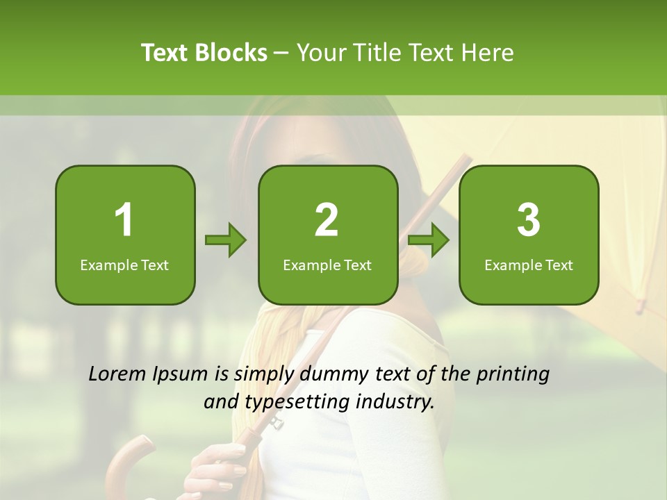 Parasol Park Nature PowerPoint Template