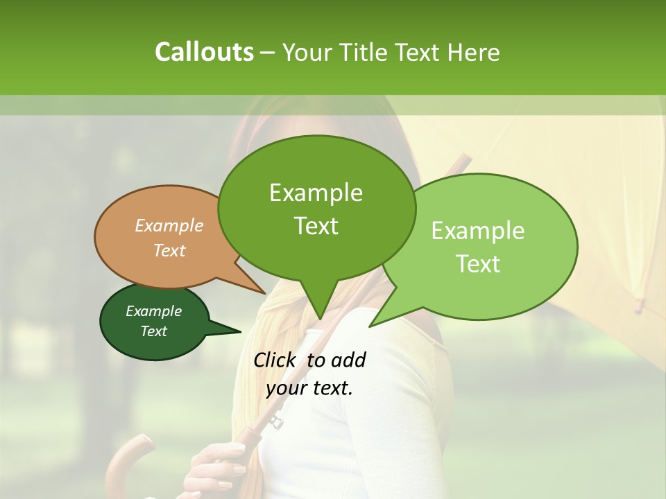 Parasol Park Nature PowerPoint Template