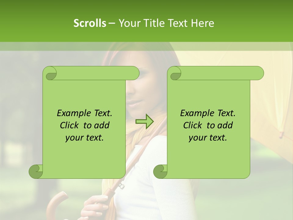 Parasol Park Nature PowerPoint Template