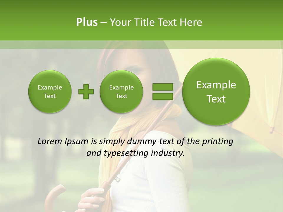 Parasol Park Nature PowerPoint Template