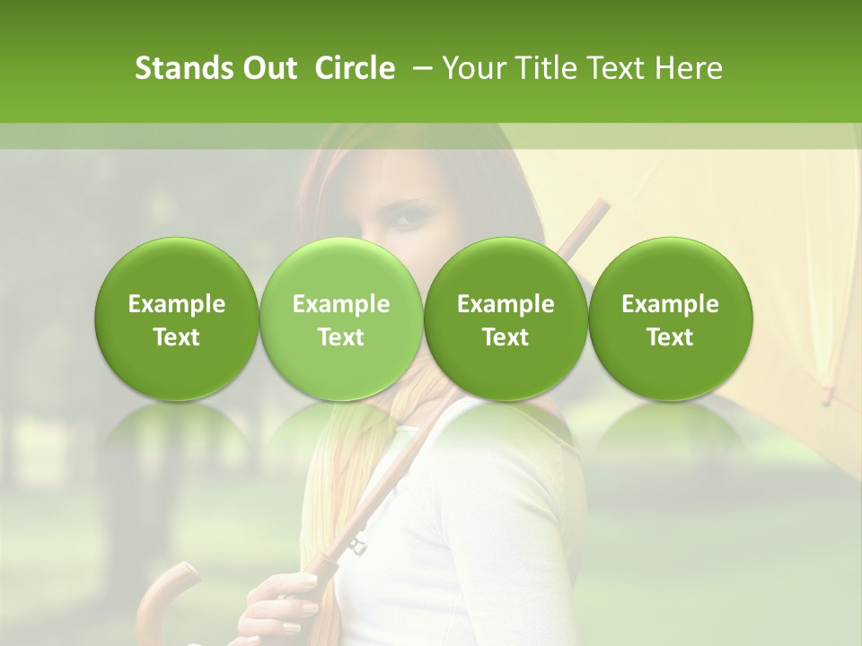 Parasol Park Nature PowerPoint Template