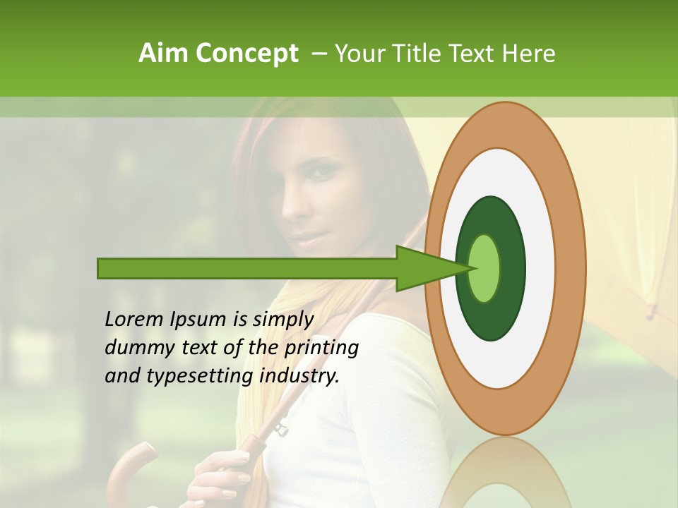 Parasol Park Nature PowerPoint Template