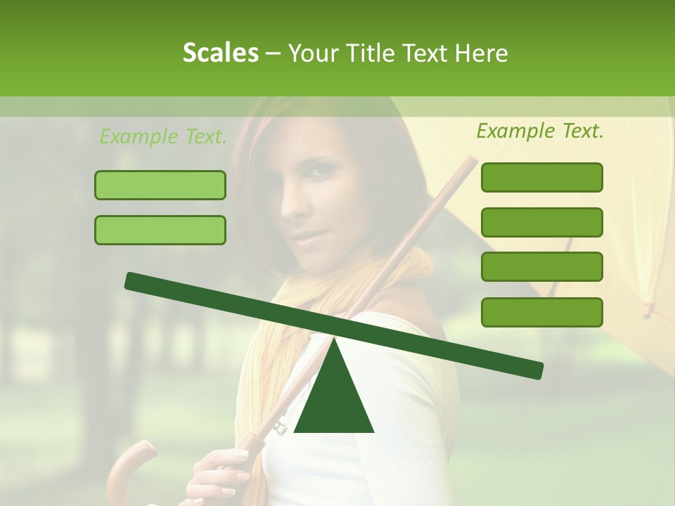 Parasol Park Nature PowerPoint Template