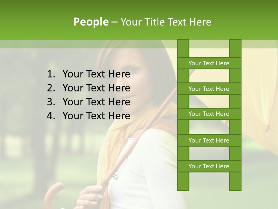 Parasol Park Nature PowerPoint Template