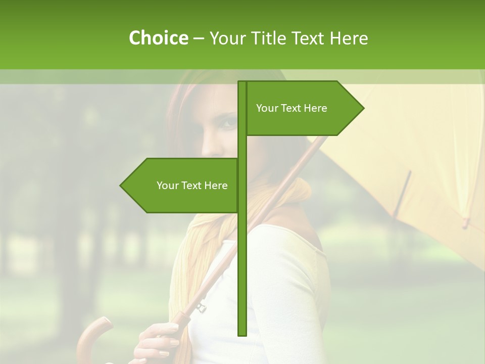 Parasol Park Nature PowerPoint Template