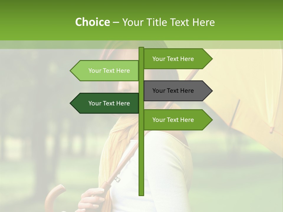 Parasol Park Nature PowerPoint Template