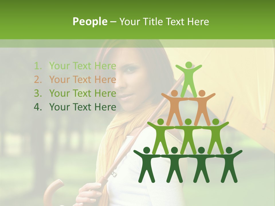 Parasol Park Nature PowerPoint Template