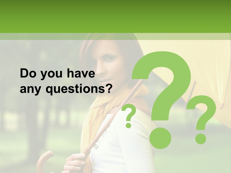 Parasol Park Nature PowerPoint Template