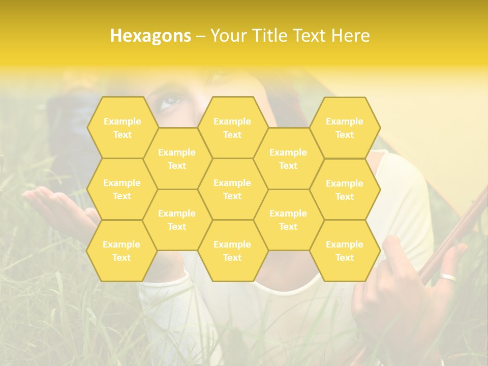 Day Caucasian Beautiful PowerPoint Template