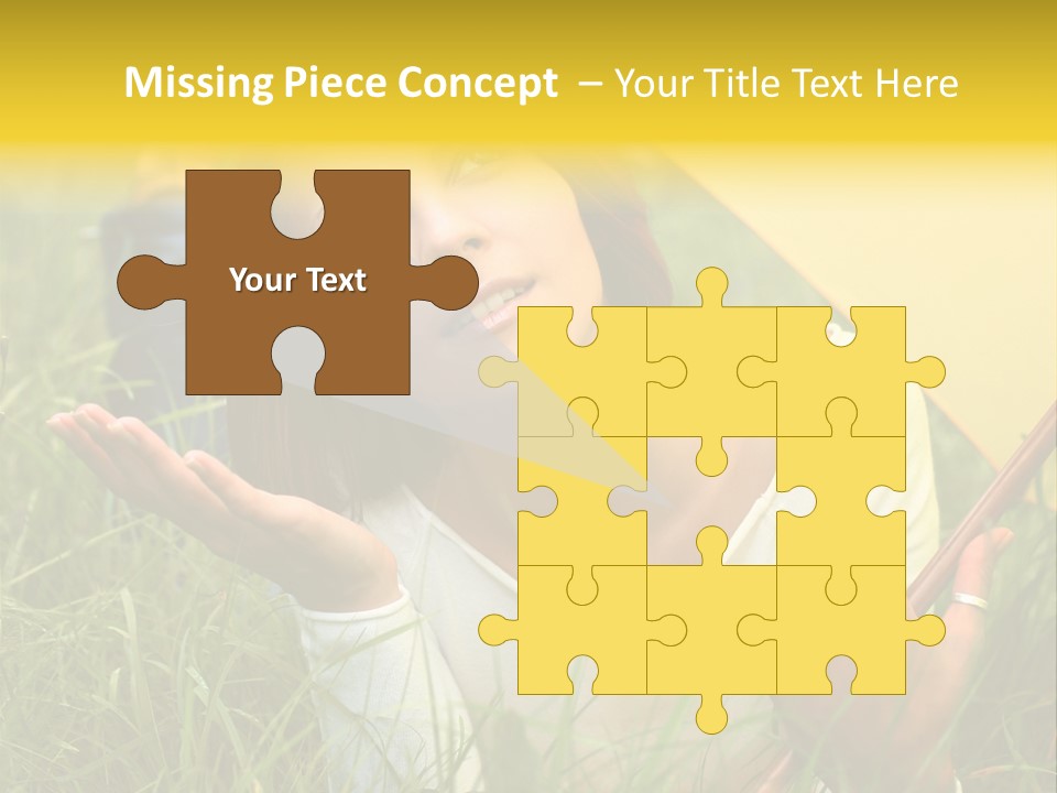 Day Caucasian Beautiful PowerPoint Template