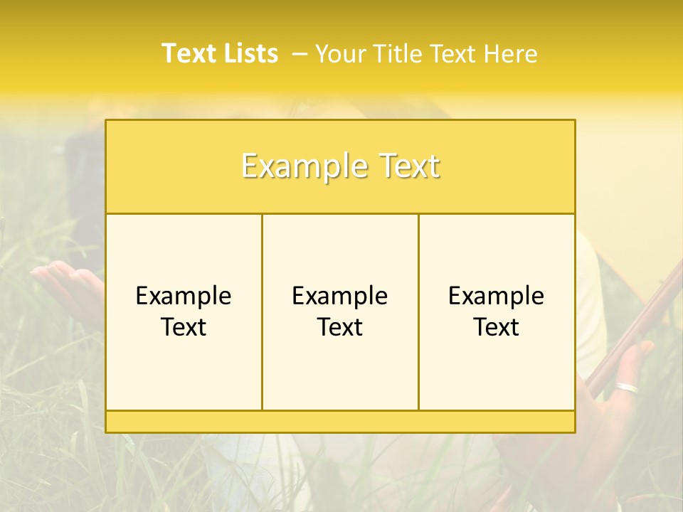 Day Caucasian Beautiful PowerPoint Template